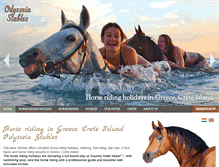 Tablet Screenshot of horseriding.gr