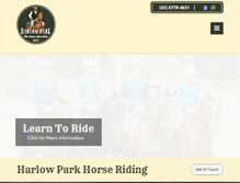 Tablet Screenshot of horseriding.com.au